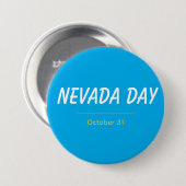 Nevada Day-knoppen Ronde Button 7,6 Cm (Voorkant /achterkant)