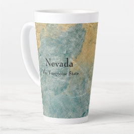 Nevada De Turkoois Staat Latte Mok