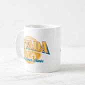 Nevada - de zilverstaat koffiemok (Voorkant links)