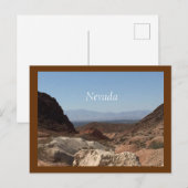 Nevada Desert Briefkaart (Voorkant / Achterkant)