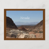 Nevada Desert Briefkaart (Voorkant)