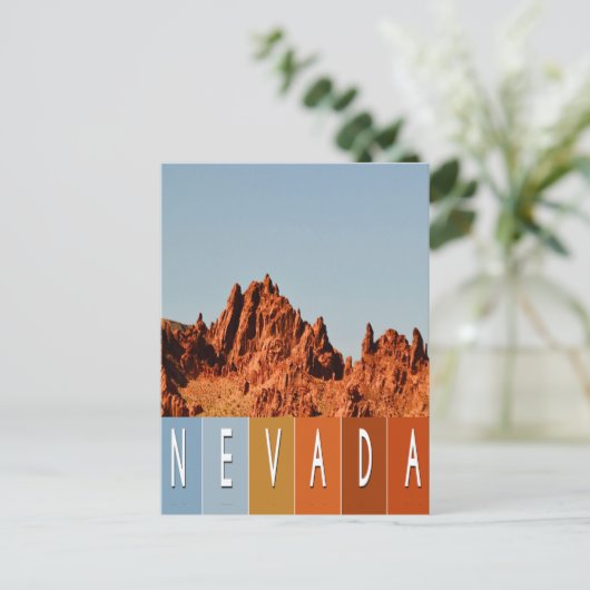 Nevada Desert Briefkaart (Staand voorkant)