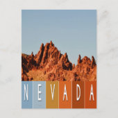 Nevada Desert Briefkaart (Voorkant)