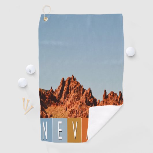 Nevada Desert Golfhanddoek (Insitu)