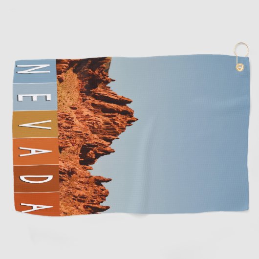 Nevada Desert Golfhanddoek (Horizontaal)