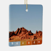 Nevada Desert Keramisch Ornament (Rechts)