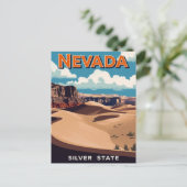 Nevada Desert Landscape Briefkaart (Staand voorkant)