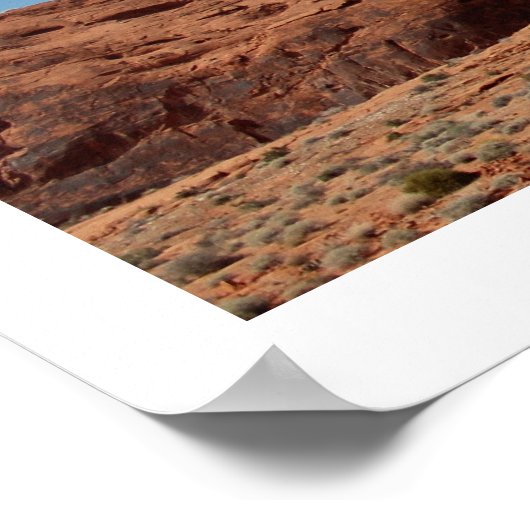 Nevada Desert Skyline Panoramic Poster (Hoek)