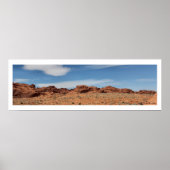 Nevada Desert Skyline Panoramic Poster (Voorkant)