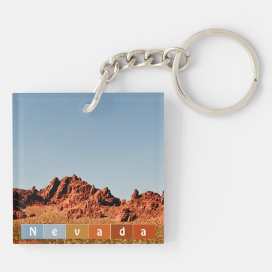 Nevada Desert Sleutelhanger (Achterkant)