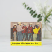 Nevada, één gewapende banenbank, Elko Briefkaart (Staand voorkant)