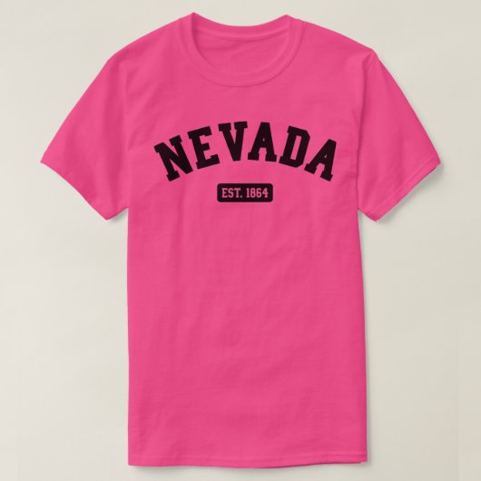 Nevada Est 18632 T-shirt (Design voorkant)