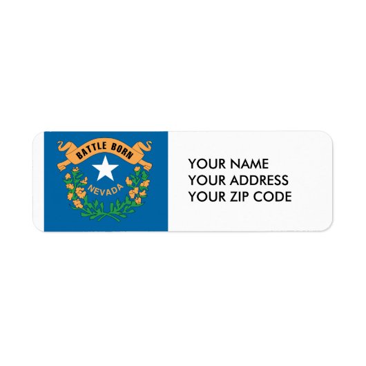 NEVADA ETIKET (Voorkant)