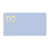 Nevada Faint Flag Verzendlabel (Voorkant)