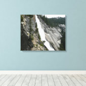 Nevada Falls in Yosemite National Park Canvas Afdruk (Insitu (Houten vloer))