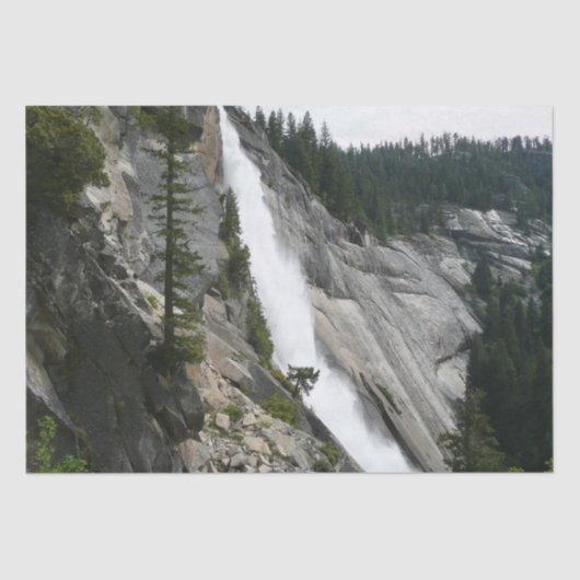 Nevada Falls in Yosemite National Park Tissuepapier (Voorkant)