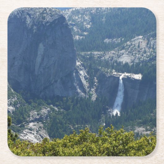 Nevada Falls vanaf de Panorama Trail Kartonnen Onderzetters (Voorkant)