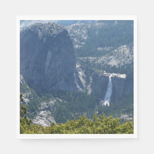 Nevada Falls vanaf de Panorama Trail Servetten (Voorkant)