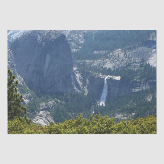 Nevada Falls vanaf de Panorama Trail Tissuepapier (Voorkant)
