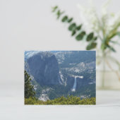 Nevada Falls vanuit de Panorama Trail Briefkaart (Staand voorkant)