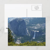Nevada Falls vanuit de Panorama Trail Briefkaart (Voorkant / Achterkant)
