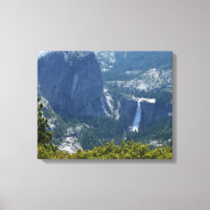 Nevada Falls vanuit de Panorama Trail Canvas Afdruk