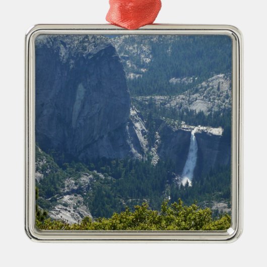 Nevada Falls vanuit de Panorama Trail Metalen Ornament (Voorkant)