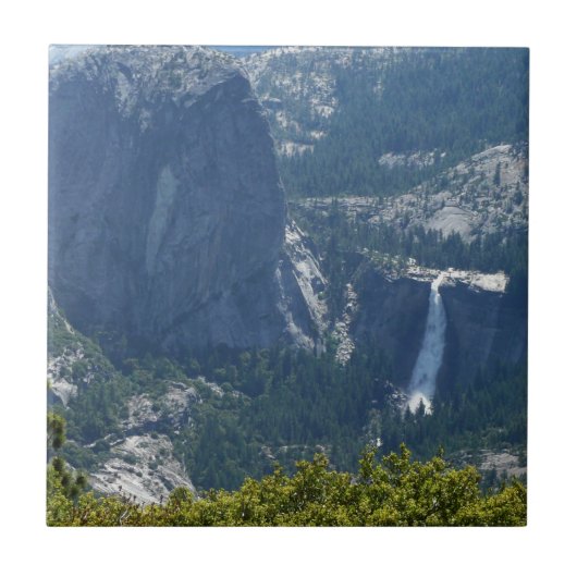 Nevada Falls vanuit de Panorama Trail Tegeltje (Voorkant)