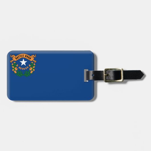 Nevada Flag Bagagelabel (Voorkant horizontaal)