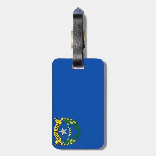 Nevada Flag Bagagelabel (Achterkant verticaal)