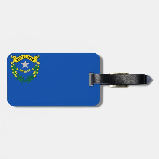 Nevada Flag Bagagelabel (Achterkant horizontaal)