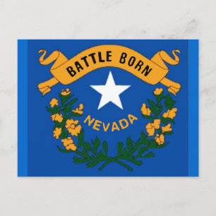 Nevada Flag Briefkaart
