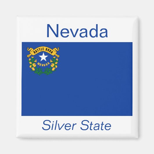 Nevada Flag Magnet (Voorkant)