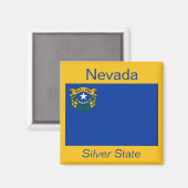 Nevada Flag Magnet (Voorkant / Achterkant)
