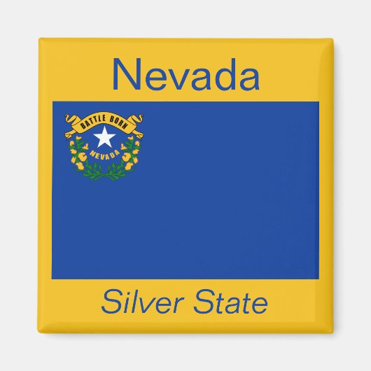 Nevada Flag Magnet (Voorkant)