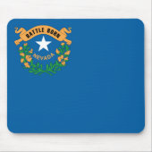 Nevada Flag Mousepad Muismat (Voorkant)