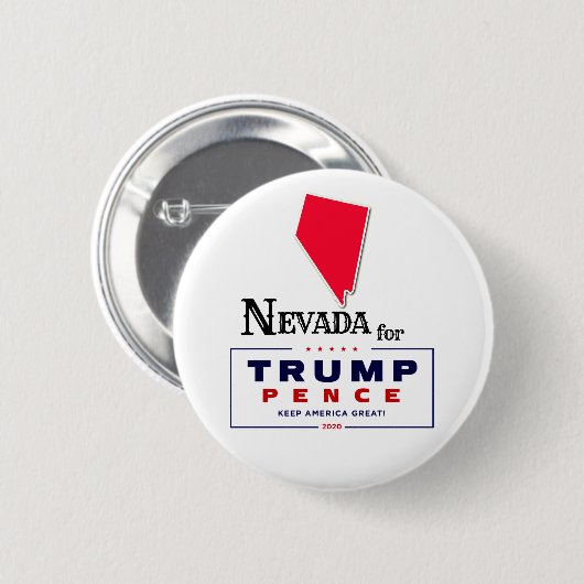 Nevada for Trump Pence 2020 Ronde Button 5,7 Cm (Voorkant /achterkant)