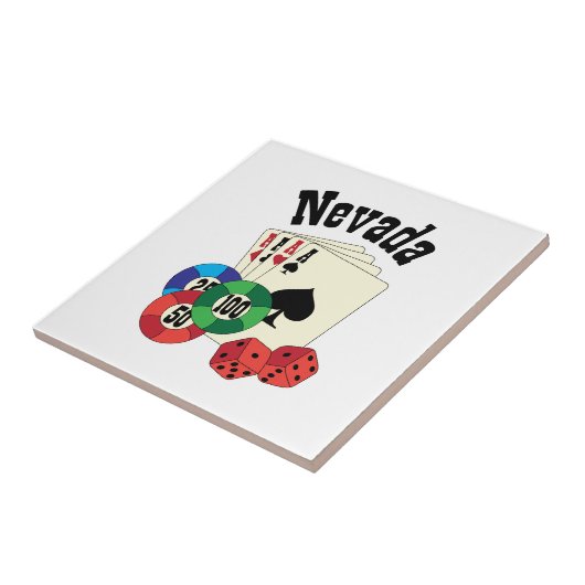Nevada Gambling Tegeltje (Zijkant)