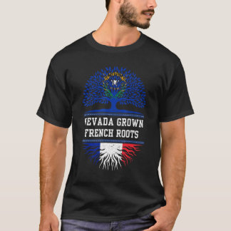 Nevada geteeld met Franse roots Frankrijk T-shirt
