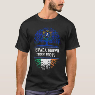 Nevada geteeld met Ierse roots Ierland T-shirt