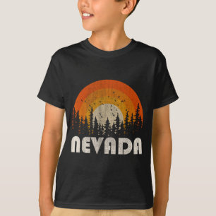 Nevada - grappige natuur vintage wandelen 60s 70s t-shirt
