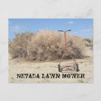 Nevada grasmaaier briefkaart