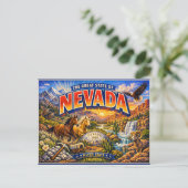 Nevada Groetkaart Briefkaart (Staand voorkant)