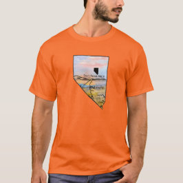Nevada hek me niet in het zonsonderganglandschap t-shirt