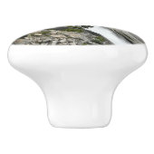 Nevada-Herfsten in Yosemite National Park Keramische Knop (Zijkant)