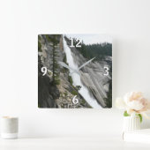 Nevada-Herfsten in Yosemite National Park Vierkante Klok (Huis)