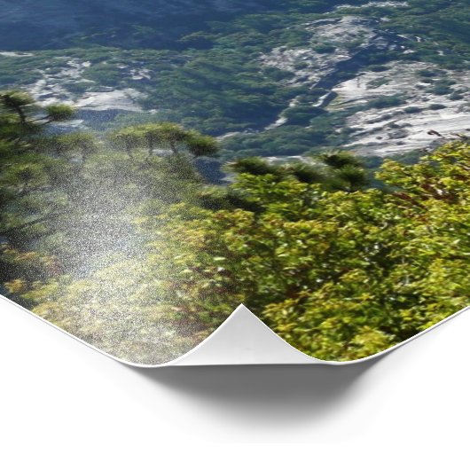 Nevada Herfsten van het Panorama Trail Yosemite Foto Afdruk (Hoek)