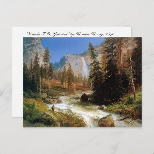 Nevada Herfsten, Yosemite Briefkaart (Voorkant / Achterkant)
