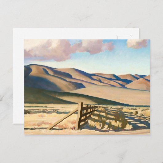 "Nevada Hills" door Maynard Dixon Briefkaart (Voorkant / Achterkant)