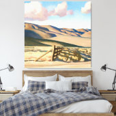 “Nevada Hills” door Maynard Dixon Canvas Afdruk (Insitu (Slaapkamer))